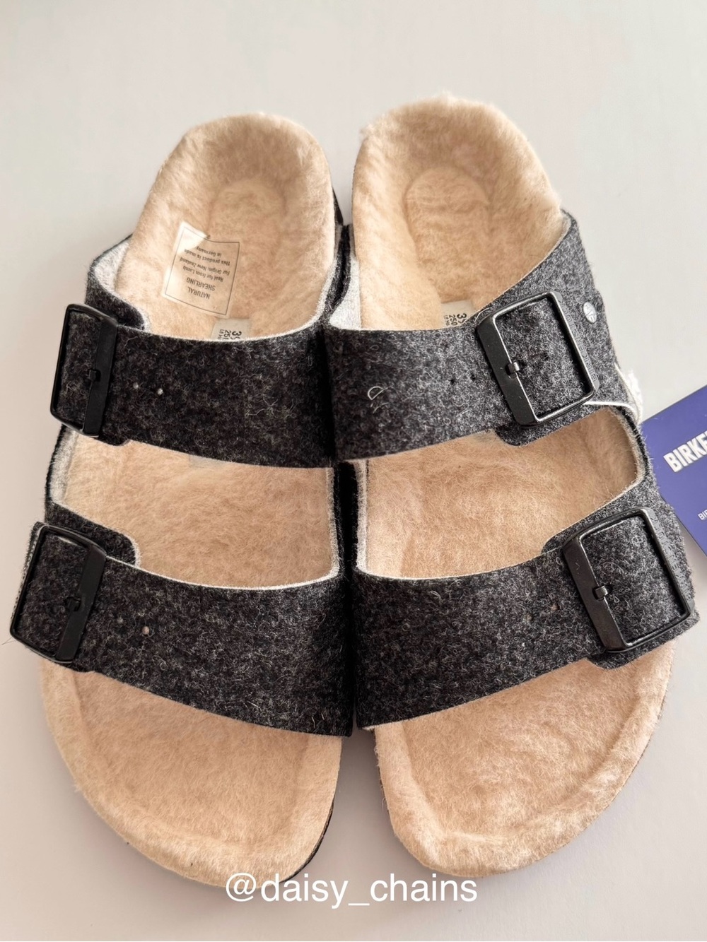 Birkenstock Arizona Happy Lamb Sandals